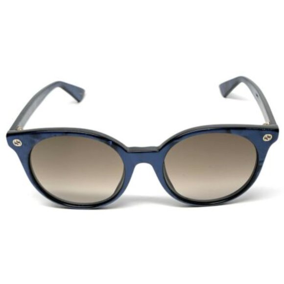 Gucci Women\'s Blue and Brown Gradient Sunglasses!